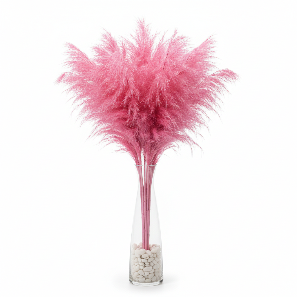 Herbes de Pampa Artificielles Fuchsia